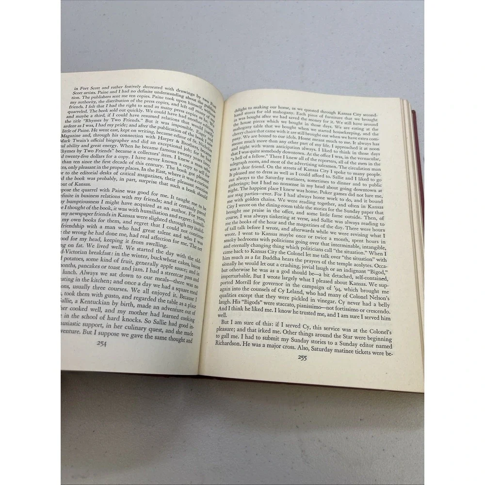 The Autobiography of‎ William Allen White 1946 Hardcover-pamphlet